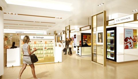 New John Lewis beauty hall by GP Studio 