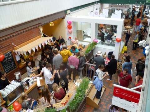 people having fun at Manchester Craft and Design Centre