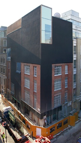 The Photographers’ Gallery at 16 – 18 Ramillies Street undergoing its transformation 7 February 2012