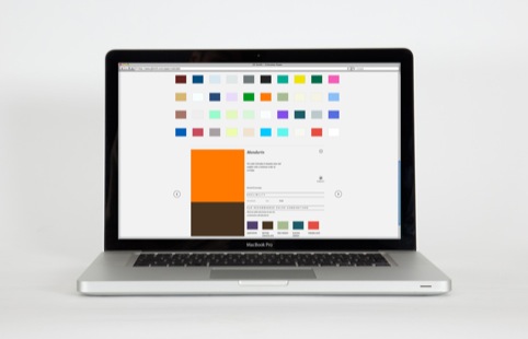 Editorial colour trend content