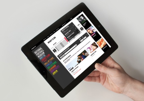 New National Football Museum website by Wonder Associates