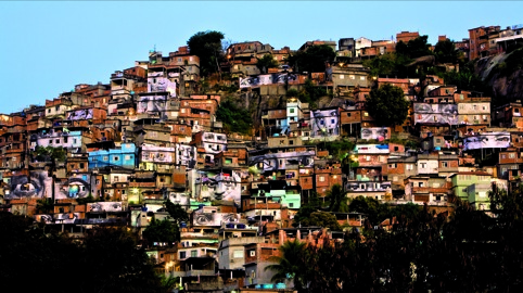 JR View of the project Woman, Favela Morro da Providência, Rio de Janeiro, Brazil, 2008 