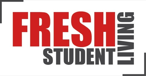 Fresh Student Living identity 