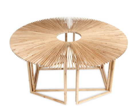 RCA student Mauricio Affonso's Fan Table