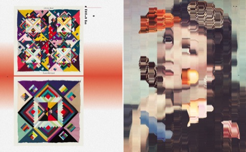 Album cover for American musician Daniel James aka Canon Blue, by Hvass and Hannibal