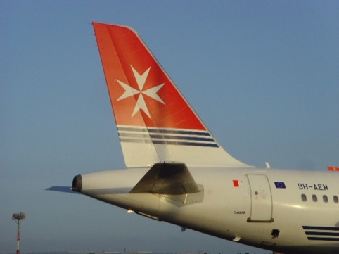 The current Air Malta identity