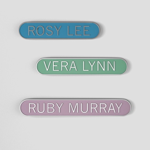 Cockney Rhyming Badges, by Ed Carpenter