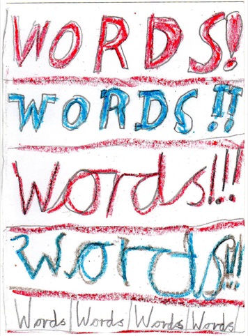 Words, Stefan Nawathe,  aged eight