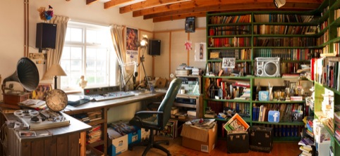 A virtual recreation of John Peel's studio