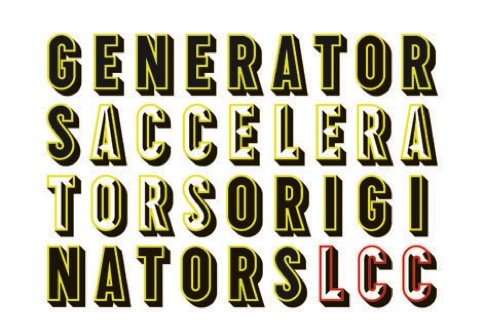 Accelerators branding by Studio Myerscough
