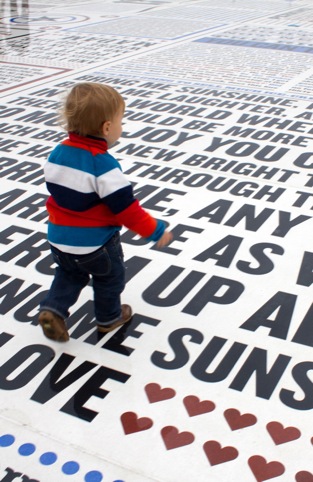 Comedy Carpet, for Blackpool Council, by Gordon Young and Why Not Associates