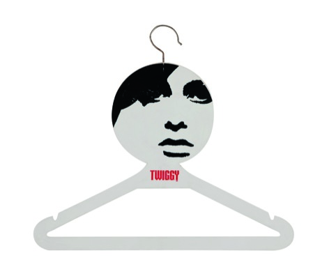 Clothes hanger from the Twiggy Dresses collection 1966 by Pamela Proctor and Paul Babb