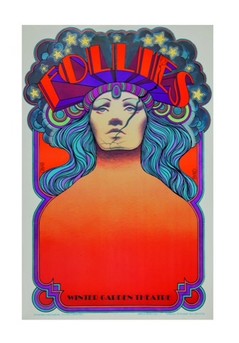 Follies poster by David Edward Byrd 1971