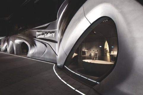 Roca London Gallery, by Zaha Hadid Architects