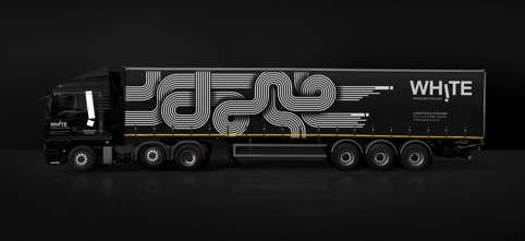 Truck livery featuring puzzle