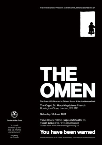 The Vanishing Point Omen poster