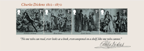 Miniature sheet of four 1st class stamps