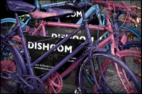 Dishoom bikes from the Covent Garden site