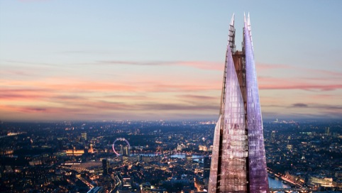 The top of the Shard