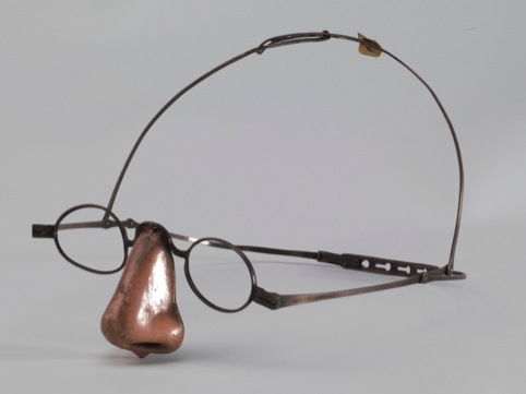 Silver prosthetic nose