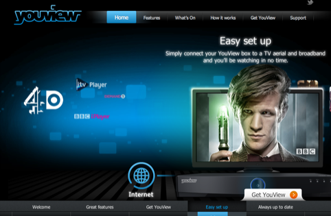 The YouView website