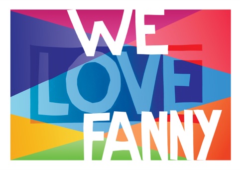 Quiet British Accent's I Love Fanny print