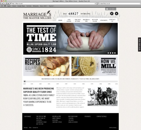 Spring's work for W and H Marriage and Sons Ltd flour millers