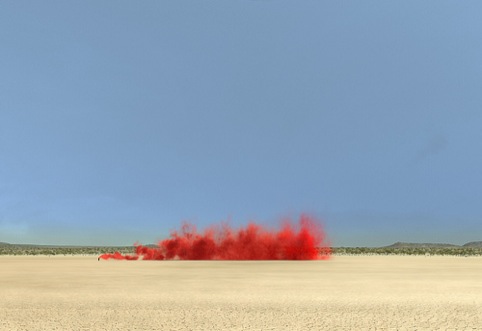 Work in progress still for John Gerrard, Exercise (Djibouti) 2012. Work in progress still for John Gerrard, Exercise (Djibouti) 2012.