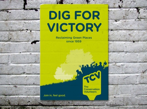Poster depicting Conservation Home Guard proposition