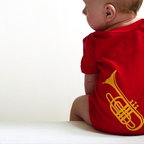 Bum Note Baby Grow