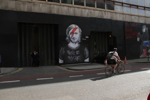 Guetta by Mr Brainwash at The Old Sorting Office