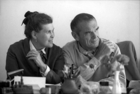 Ray and Charles Eames at the Aspen Design Conference 1974