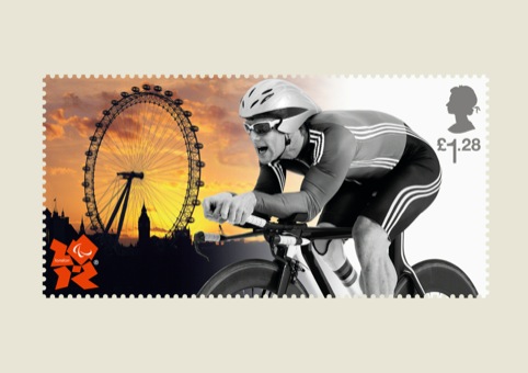 Paralympics Stampcards Cyclists