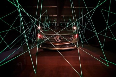 The Mercedes installation