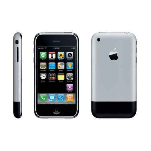 The Apple iPhone from 2008, by Apple's design studio