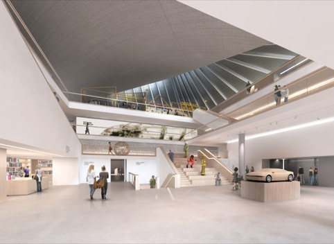 An impression of the new museum designed by John Pawson