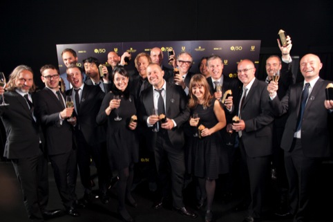 Jonathan Ive and the Apple design team at the DAD Awards