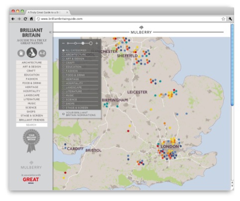 Brillinatbritainguide.com Interactive Map