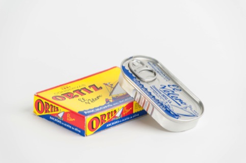 A tin of anchovies, as chosen by Terence Conran