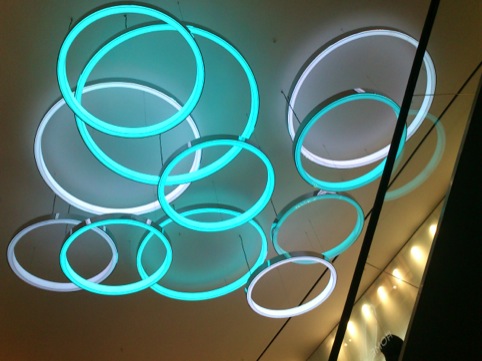 Primark Oxford Street east light fittings