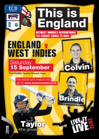 Women's Cricket Poster