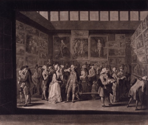 Earlom, after Brandoin, The RA Exhibition 1771