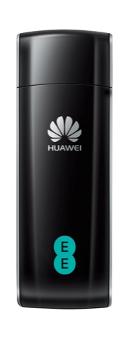 EE branding shown on Huawei E392 Mobile Broadband USB Stick