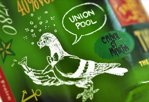 Detail from the Jameson Urban Holiday bottle