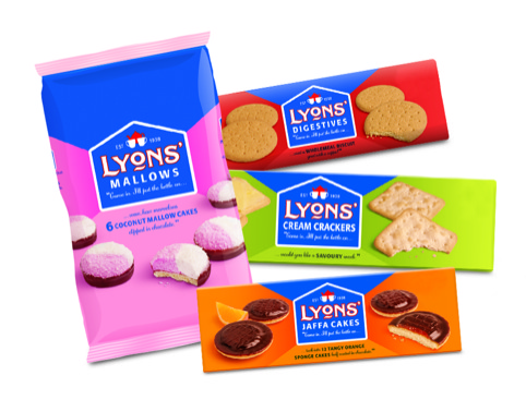 Lyons biscuit range