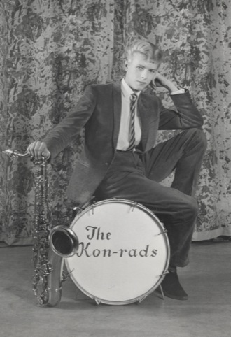 Promotional shoot for The Kon-rads. Photograph by Roy Ainsworth 1963