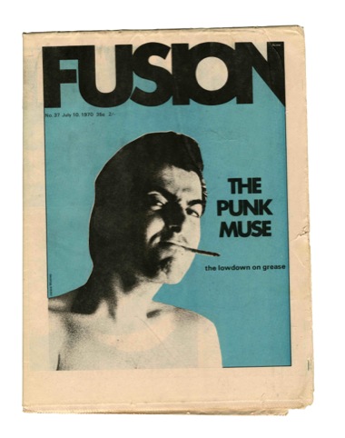 Punk-Style Graphics In The Rock Broadsheet Fusion, Circa 1970.