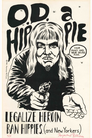 Raymond Pettibon flyer and poster art, Los Angeles, 290 California, circa 1978–1982