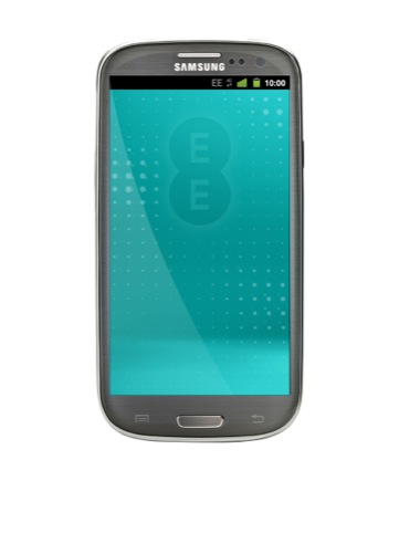 EE branding shown on Samsung Galaxy S III LTE device
