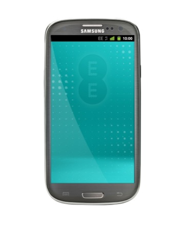 EE branding shown on Samsung Galaxy S III LTE device